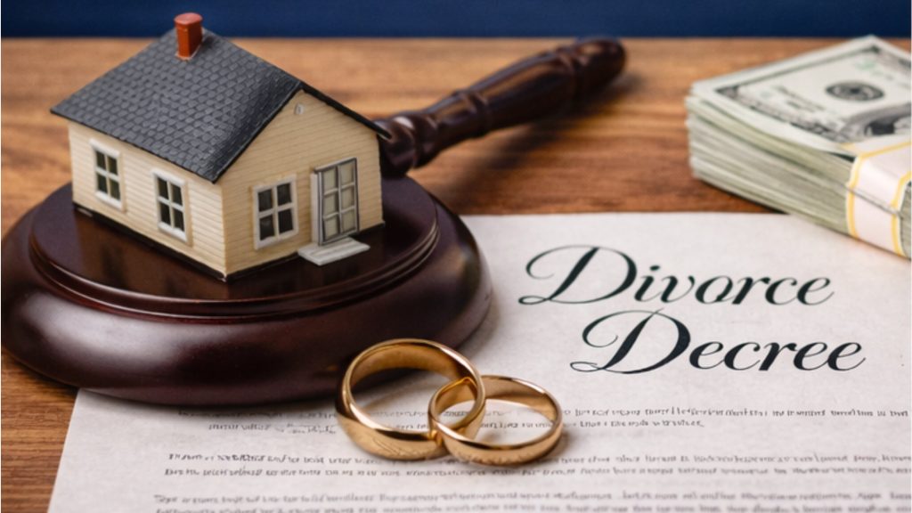 sell house during divorce